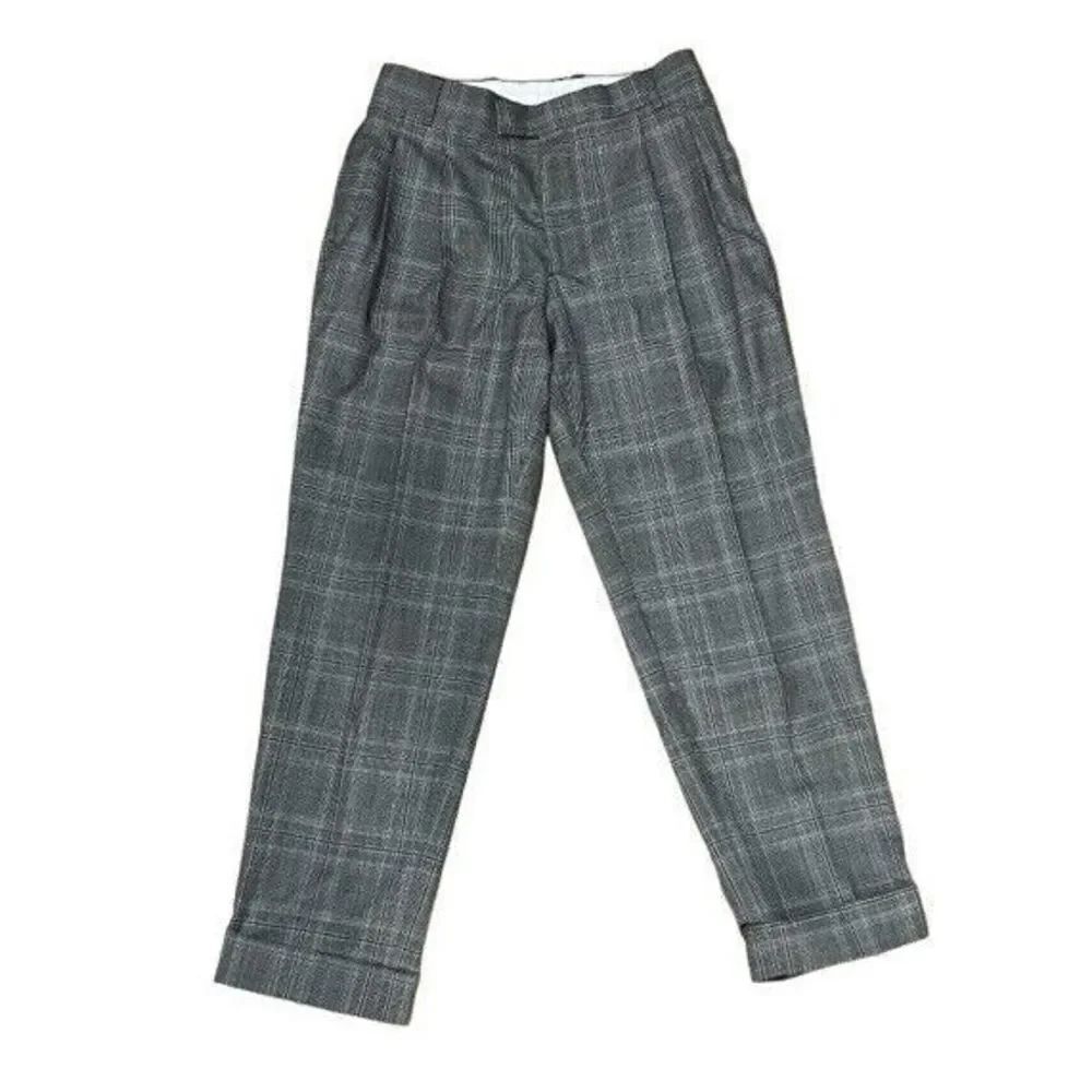 Officine Generale Women's Gray High-Rise Ankle Dress Pants Size FR 38/US 6